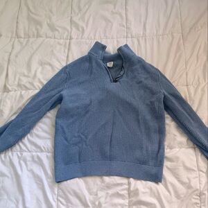 Quarter Zip Blue Gap Sweater